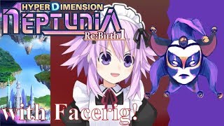 Hyperdimension Neptunia Rebirth with NepNep Facerig  Jabroni Mike [upl. by Merfe]