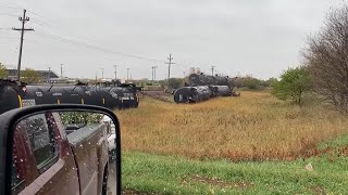 Video shows tankers carrying ethanol derailing in Fairmont Minnesota  FOX 9 KMSP [upl. by Jerol]