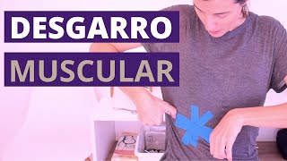 Cómo curar un Desgarro Muscular Kinesiotape  Vendaje Neuromuscular para la Rotura de Fibras [upl. by Kirsti]