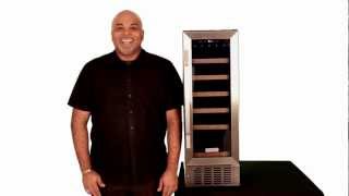 EdgeStar 12Inch 18 Bottle BuiltIn Wine Cooler CWR181SZ [upl. by Anek]