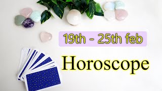 Weekly Horoscope For You ✴︎19th to 25th Feb ✴︎ February Weekly Horoscope💫Ajj ka Rashifal February [upl. by Marigold]