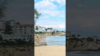 SITGES BEACH BARCELONA IN CATALONIA SPAIN [upl. by Khan]