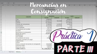 PRÁCTICA 1 MERCANCÍAS EN CONSIGNACIÓN PARTE 3 [upl. by Magen208]