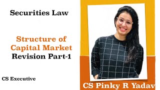 CS Executive  Securities Laws  Chapter 15  Structure of Capital Market Revision Part 1 [upl. by Lucius]