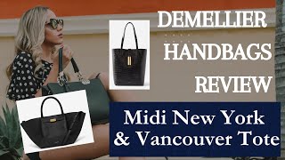 Demellier Handbags Review  Midi New York amp Vancouver Tote [upl. by Ennairam]