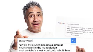 Taika Waititi Answers the Web’s Most Searched Questions  WIRED [upl. by Worden877]