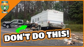 6 Common RV Towing Mistakes That Cause Crashes — DONT MAKE THESE MISTAKES [upl. by Elga]