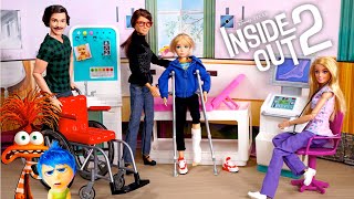 Barbie Inside Out Riley Doll Get Well Routine at Hospital [upl. by Eolcin296]