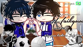 Past Kageyama team react to Kageyama Brother as Isagi Yoichi Gacha Club  • anime spoiler • 🇧🇷 [upl. by Ellekcir]