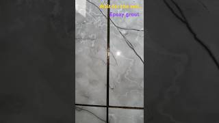 epoxy grouting work 🥰 tiles grouting work fitness epoxy tiles ahmedabad shorts resinnavratri [upl. by Luce]