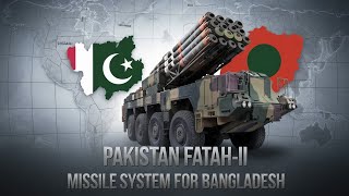 Pakistan new guided multiplelaunch rocket system GMLRS FatahII to Bangladesh [upl. by Andromede38]