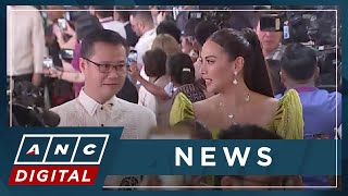 Filipino fashion takes center stage at SONA 2024 red carpet  ANC [upl. by Annahahs]