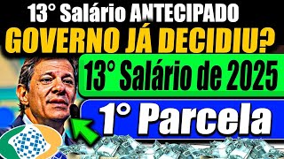 13° Salário 2025 ANTECIPADO em 42 DIAS  13º SALÁRIO ANTECIPADO DO INSS EM NOVEMBRO [upl. by Einallem]