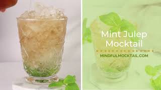 Mint Julep Mocktail Recipe [upl. by Ruenhcs]