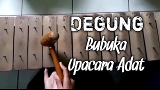 Gending Bubuka Upacara Adat Degung Sunda  Notasi Gamelan [upl. by Acinorav]