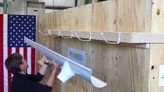 Nordic Steel Gutters installation [upl. by Ydeh]