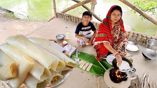 ঠান্ডা ঠান্ডা শীতে গরম গরম খিরসা পাটিসাপটা পিঠা খেয়ে মজাই আলাদাbengali pitha recipe [upl. by Meletius416]