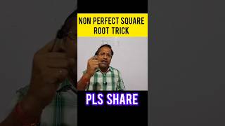 Non Perfect Square Root Tricks  Maths Tricks  shorts [upl. by Anitroc]