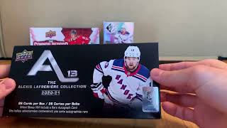 Upper Deck 2020 2021 Alexis Lafreniere collection Only 10 Few loose pack of hockey card the end [upl. by Koppel]