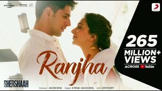 Ranjha – Video  Shershaah  Sidharth–Kiara  B Praak  Jasleen Royal  Romy  Anvita Dutt [upl. by Laaspere]