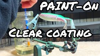 How to PaintOn Clear Coat for Fishing Lures KBS Diamond [upl. by Atteuqahc975]