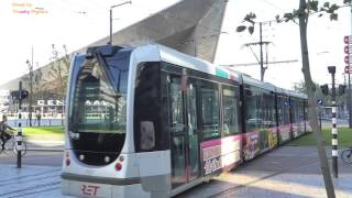 Trams in Rotterdam Netherlands [upl. by Bully927]