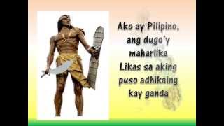 Ako Ay Pilipino lyrics with Kuh Ledesma [upl. by Nidak282]