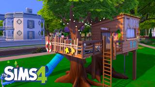 How to Build a TreeHouse  The Sims 4 Growing Together [upl. by Callum]