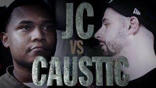 KOTD  Rap Battle  Caustic vs JC [upl. by Olsewski]