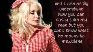 Jolene Dolly Parton Lyrics [upl. by Auhsaj]