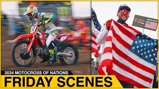 Friday Scenes  2024 Motocross of Nations [upl. by Yelik]