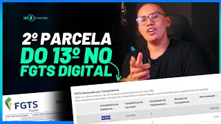 COMO EMITIR A GUIA DO FGTS DA 2ª PARCELA DO 13º SALÁRIO NO FGTS DIGITAL [upl. by Roslyn880]