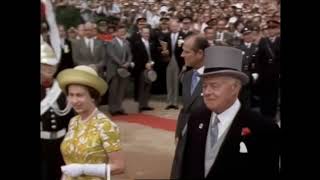 Queen Elizabeth II in Toronto in 1973HD [upl. by Acsisnarf125]