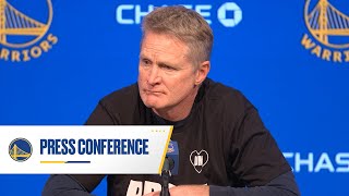 Steve Kerr Commemorates Dejan Milojević  Jan 22 2024 [upl. by Uoliram387]