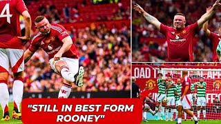 Watch Wayne Rooney’s Stunning Free Kick Goal vs Celtic in Today’s Charity Match [upl. by Auqinat170]