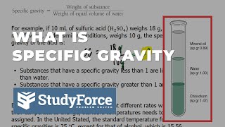 What is Specific Gravity and How its Calculated [upl. by Dnallor]