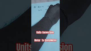 Units Convert Meter to Cenemeter ♥️shorts trending education learnwithmerajsharma8424 [upl. by Hsina]