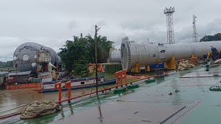 নুমলীগড় তেল শোধনাগাৰ লে অহা ভেছেল Numaligarh Refinery assamese sogonvlogs [upl. by Wilburt]