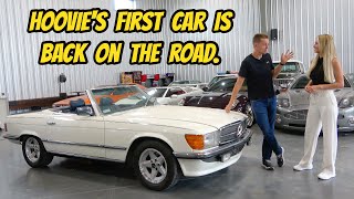 Why Hoovie stopped driving his first car and left it to rot 1985 Mercedes 500SL Euro until today [upl. by Posehn]