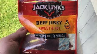 Jack Links quotSweet amp Hot Beefquot Jerky Review [upl. by O'Donoghue649]