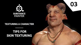 Texturing Characters in Substance Painter  Tips for skin texturing  Adobe Substance 3D [upl. by Arta]