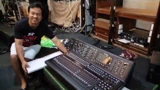 Midas M32 unboxing amp reinstalling church sound [upl. by Asyen761]