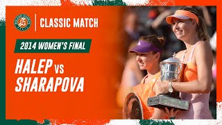 Halep vs Sharapova 2014 Womens final  RolandGarros Classic Match [upl. by Fusuy]