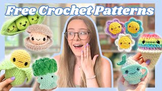 20 FREE Amigurumi Crochet Patterns NoSew and LowSew [upl. by Brittany]