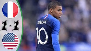 France vs USA 11  All Goals and Extended Highlights  2018 HD [upl. by Chavey]