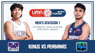 BINUS vs PERBANAS  Mens Division 1  Jakarta  Oct 12 [upl. by Nylyrehc]