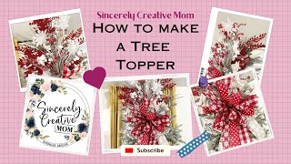 How to make a Tree Topper [upl. by Enimrac]