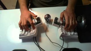 Typing on the Dactyl Keyboard [upl. by Patience]