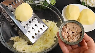 if you have 3 potatoes and 1 can of tuna youll make the neighbors jealous Super delicious recipe [upl. by Eciral]