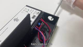 Unboxing details of highquality dimming driver junction boxleddriver dimmable unboxing [upl. by Keryt30]